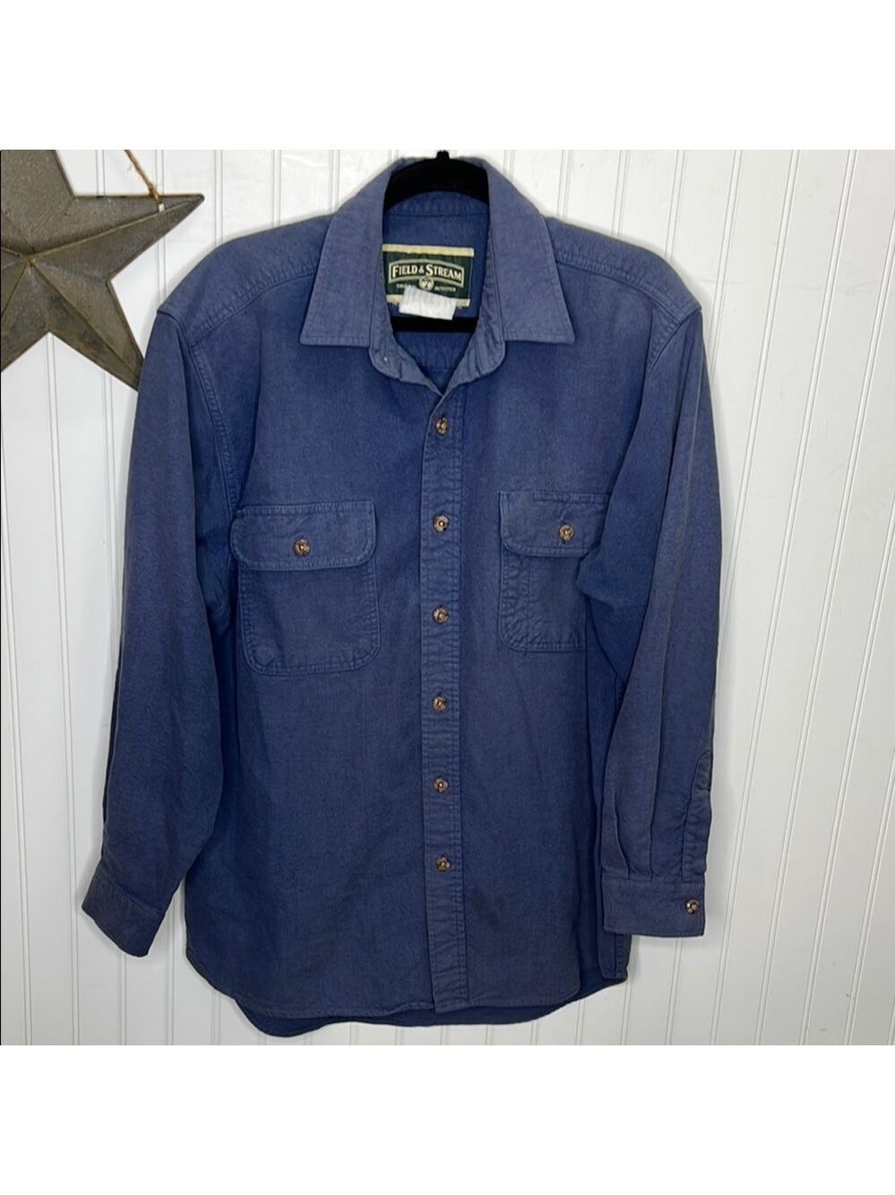 Mens Field & Stream Chamois Shirt Size Large